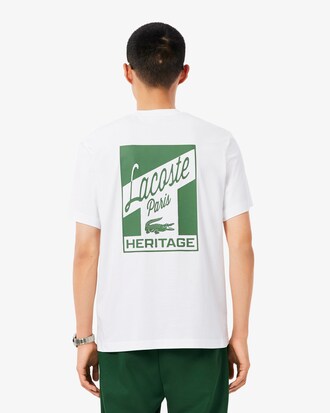 T-Shirt aus Jersey mit mehreren Prints