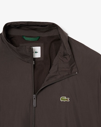 Wasserabweisende Trainingsjacke mit Kapuze