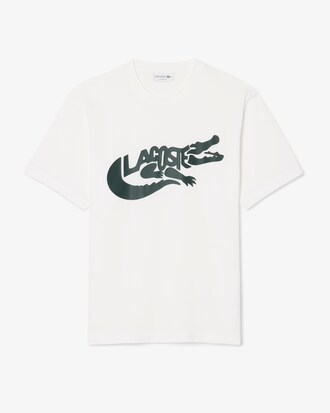 Classic Fit Printed Cotton T-shirt