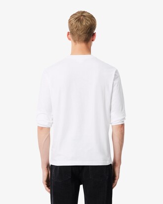 T-Shirt aus Baumwolle mit langen &Auml;rmeln