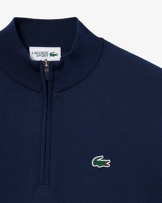 Temperaturregulierender Golf-Pullover mit Viertel-Rei&szlig;verschluss