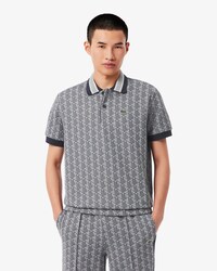 Classic Fit-Polohemd mit Monogramm aus Jacquard