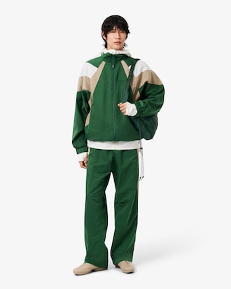 Lacoste x Wang Yibo Trainingsjacke mit Colorblock-Design