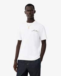 Franz&ouml;sisches T-Shirt mit gestickter Unterschrift