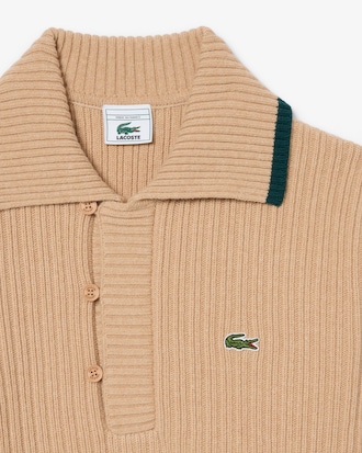 Pullover Archive Edition mit gestreiftem Polokragen