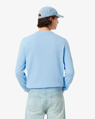 Pullover aus Baumwolle mit Krokodil und Landschaftsmotiv