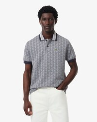 Classic Fit-Polohemd mit Monogramm aus Jacquard