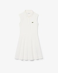 &Auml;rmelloses Kleid aus Stretch-Piqu&eacute;
