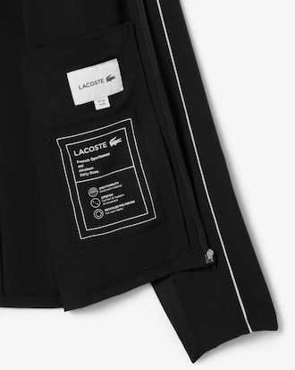Stretch-Trainingsjacke mit Ziernähten