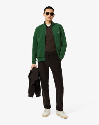 Sweatshirt aus Fleece mit hohem Kragen und Reißverschluss