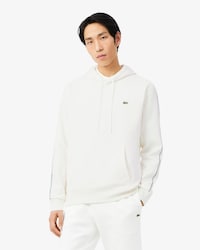 Hoodie mit Rei&szlig;verschluss und Logostreifen