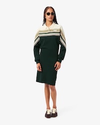 Französisches Slim Fit-Kleid aus Piqué
