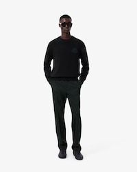 Regular Fit-Hose aus tailliertem Wollgemisch