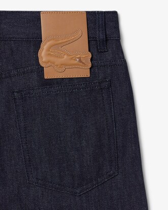 Denim-Jeans Runway mit gerade geschnittenen Beinen