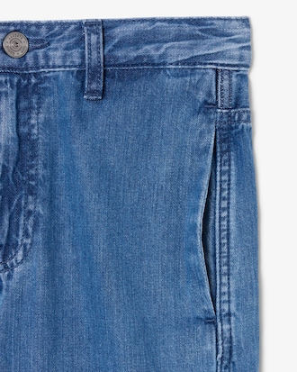 Flared-Jeans aus Stretch-Denim