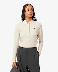 Regular Fit-Polohemd mit Krokodil und Landschaft