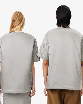 Glänzendes und gefüttertes T-Shirt Runway