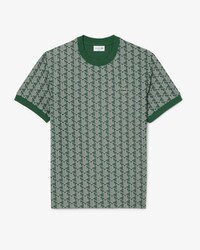 T-Shirt aus Jacquard mit Monogramm