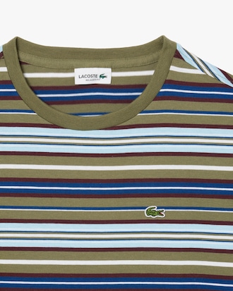 T-Shirt aus schwerer Baumwolle mit Streifen