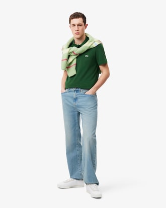 Regular Fit-Polohemd aus Baumwolle
