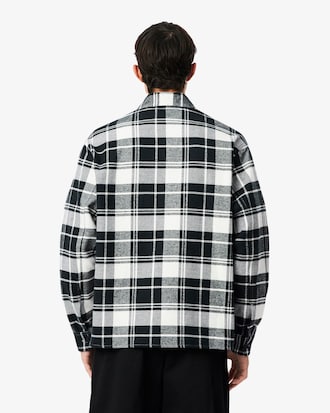 Overshirt aus kariertem Baumwoll-Twill