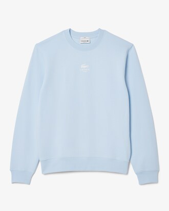 Sweatshirt aus Fleece mit Print