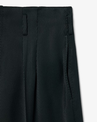 Regular Fit-Hose Runway aus tailliertem Satin