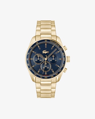 Ionenplattierte Edelstahl-Chronographenuhr Boston