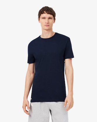 3er-Pack Loungewear-T-Shirts, Slim Fit