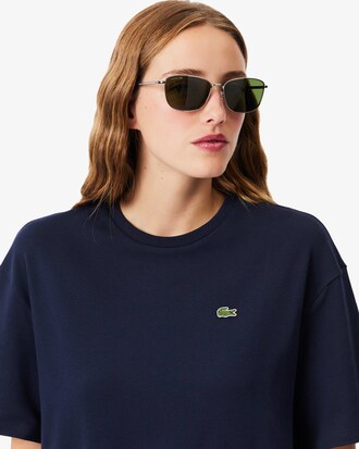 Oversized T-Shirt-Kleid aus Baumwolle