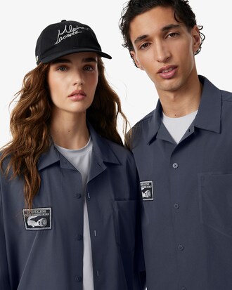 Relaxed Fit-Hemd Lacoste x Alpine aus Popeline
