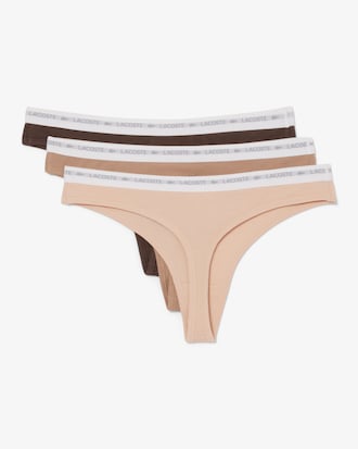 3er-Pack Tangas aus Stretch-Baumwolle