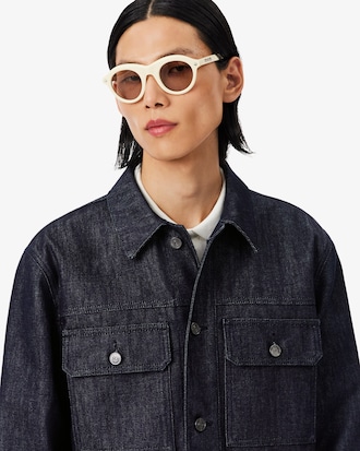 Jacke Runway aus indigoblauem Denim