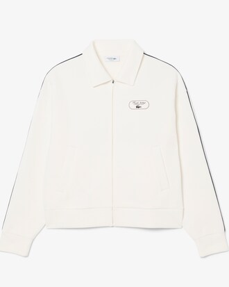 Sweatshirt Tennis Heritage mit Badge und Rei&szlig;verschluss