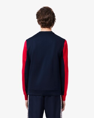 Sport-Sweatshirt mit Colorblock-Streifen