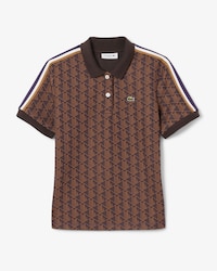 Slim Fit-Polohemd mit Monogramm aus Jacquard