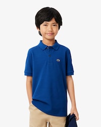 Polohemd aus Petit Piqué