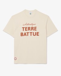 T-Shirt Garros Edition in Sandfarben