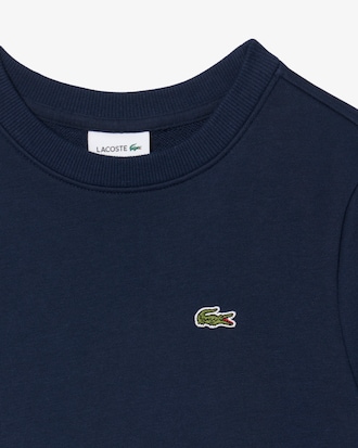 Kleid aus Fleece mit langen &Auml;rmeln