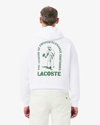 Loose Fit-Hoodie mit Print
