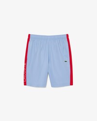 Sportshorts aus Diamant-Taft mit Streifenakzent