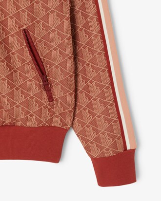 Hoodie aus Jacquard mit Monogramm