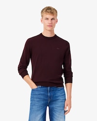 Pullover aus Merinowolle mit Rundhalsausschnitt