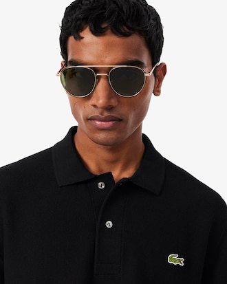 Classic Fit-Polohemd aus Strick