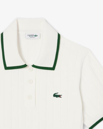 Golf-Pullover mit Polokragen und kurzen Ärmeln