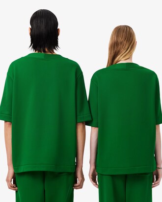 T-Shirt Runway aus grafischer Seide
