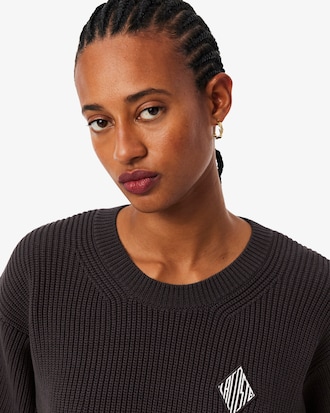 Pullover aus Baumwolle mit Rundhalsausschnitt