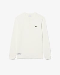 Henley-T-Shirt aus Waffelstrick