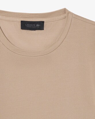 Runway Langarm-T-Shirt aus Seidenpiqu&eacute;