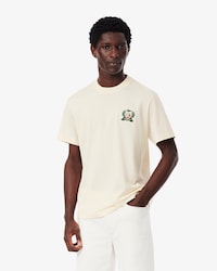 Französisches T-Shirt mit gesticktem Badge